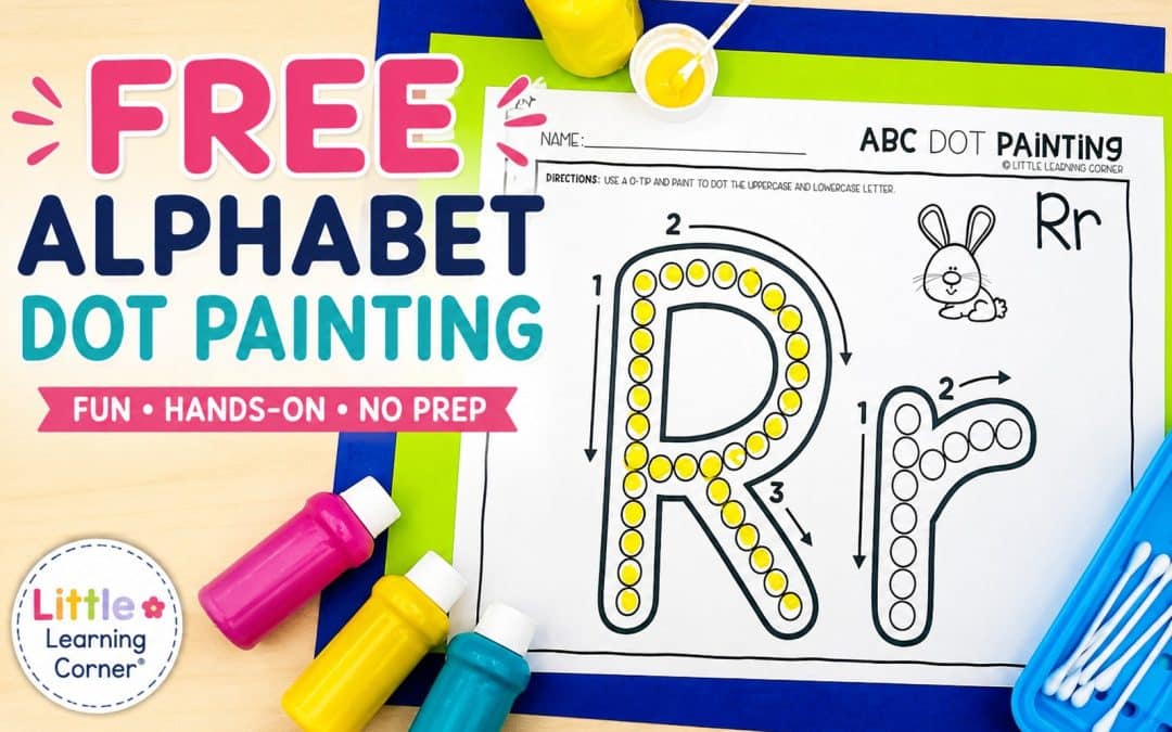 Free Alphabet Dot Worksheets for Kids