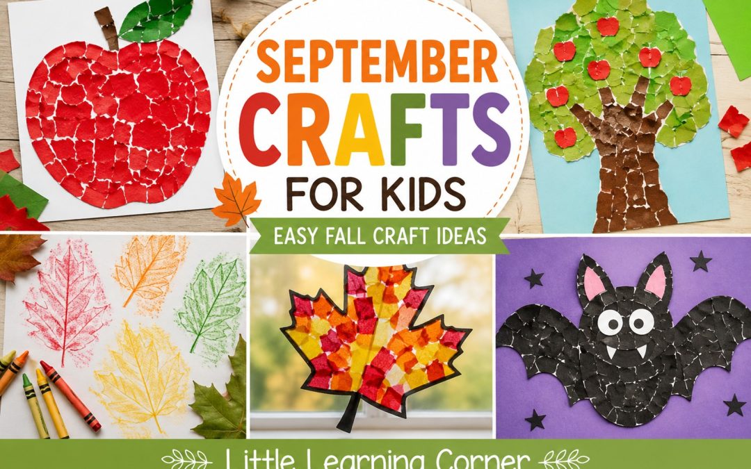 September Crafts for Kids | Easy Fall Crafts for Preschool & Kindergarten