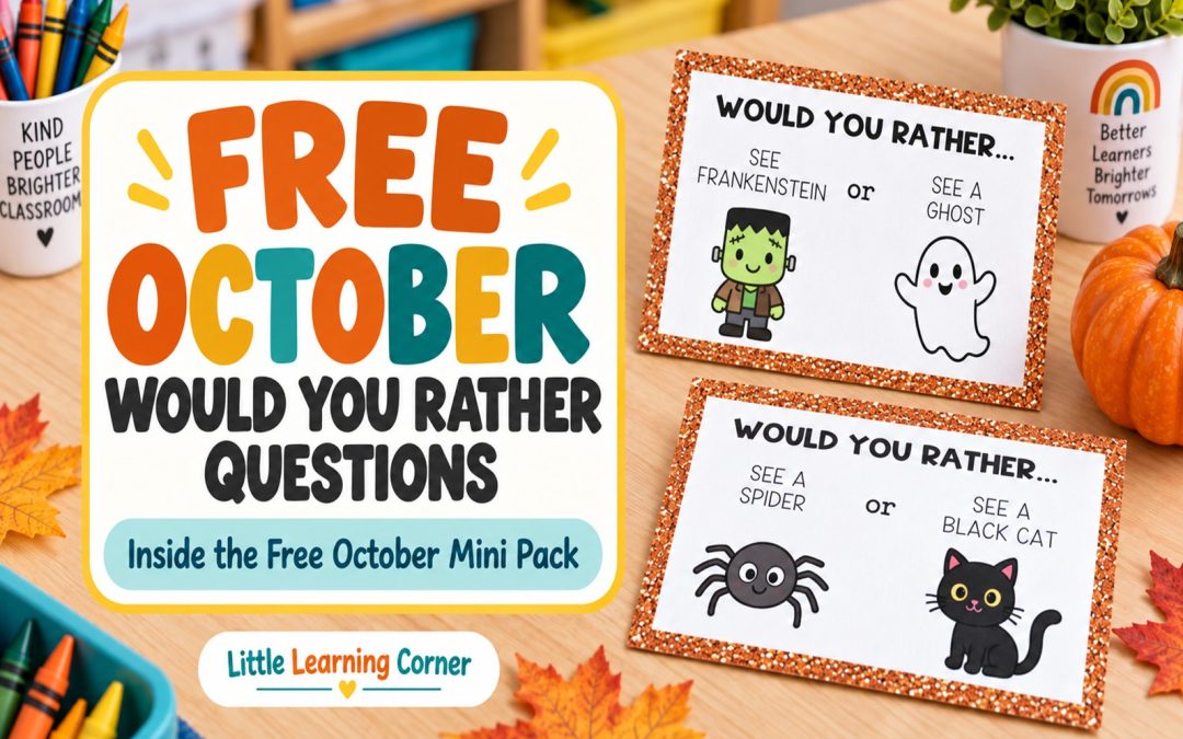 Free October Would You Rather Questions for Kids