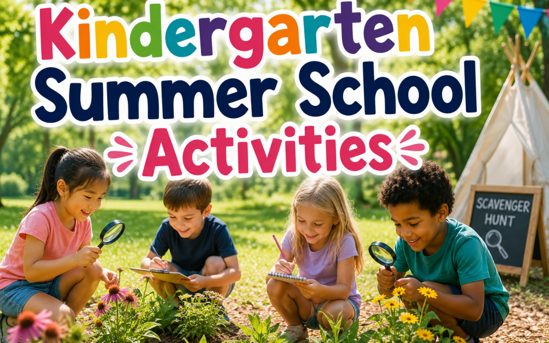 Kindergarten Summer School |  Fun Learning Activities
