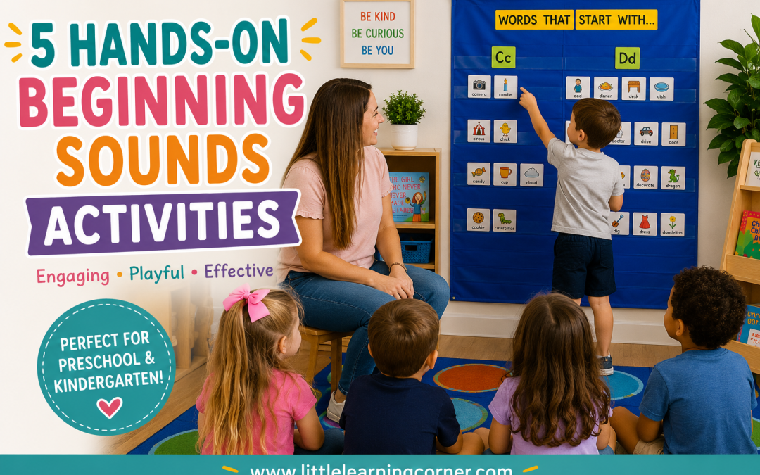 5 Beginning Sounds Activities | Hands-on Alphabet for Pre-K & Kindergarten